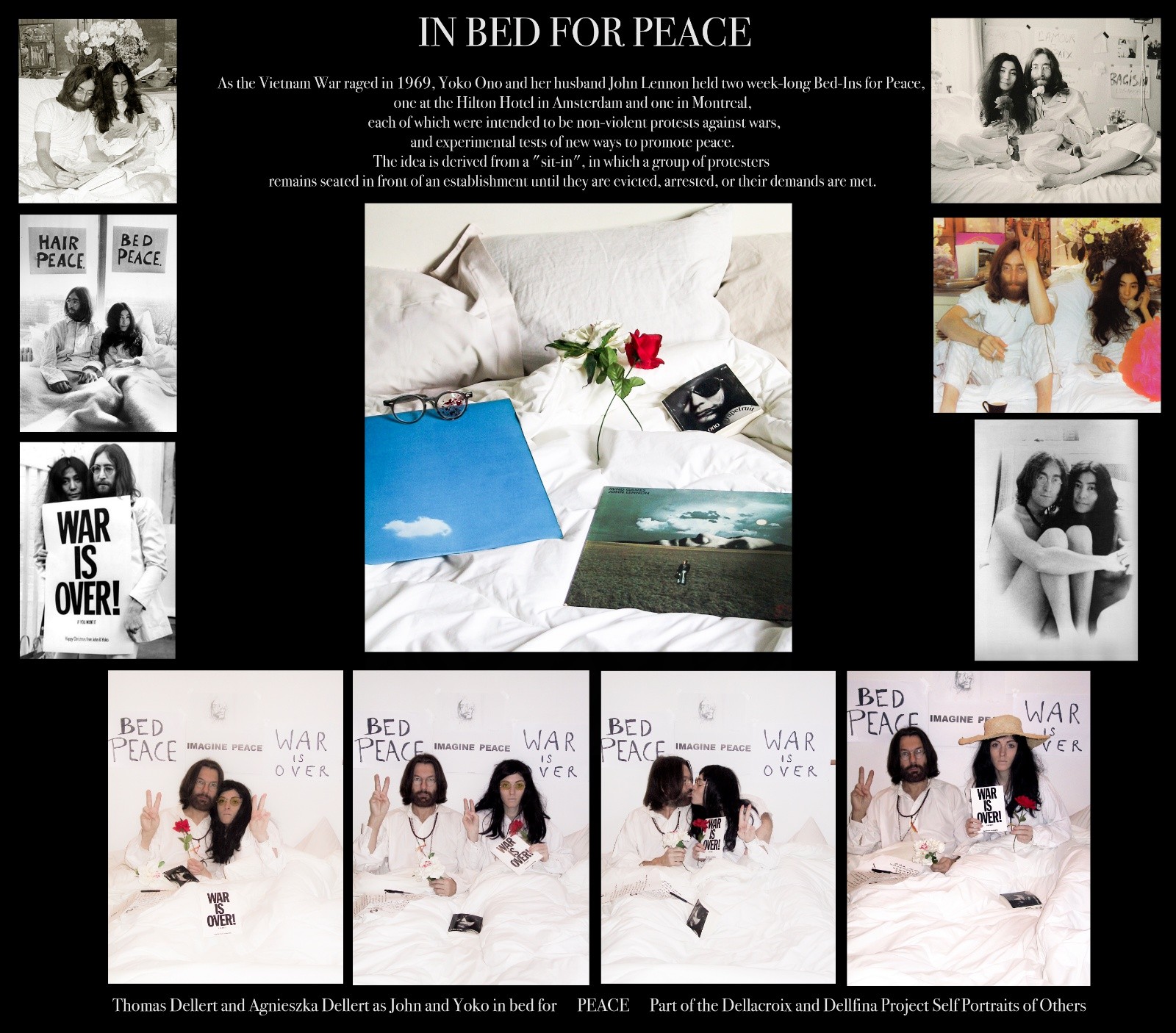 In bed for PEACE  send  out 
